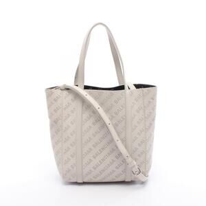 Balenciaga XXS leather tote bag white
